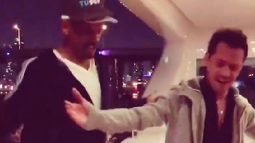Marc Anthony le enseñó a bailar salsa a Will Smith