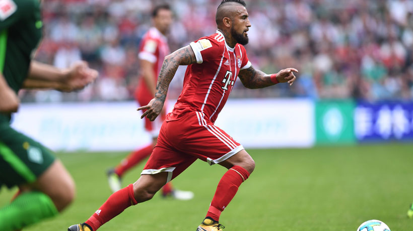 Arturo Vidal será baja por lesión en el Bayern para duelo con el Dortmund