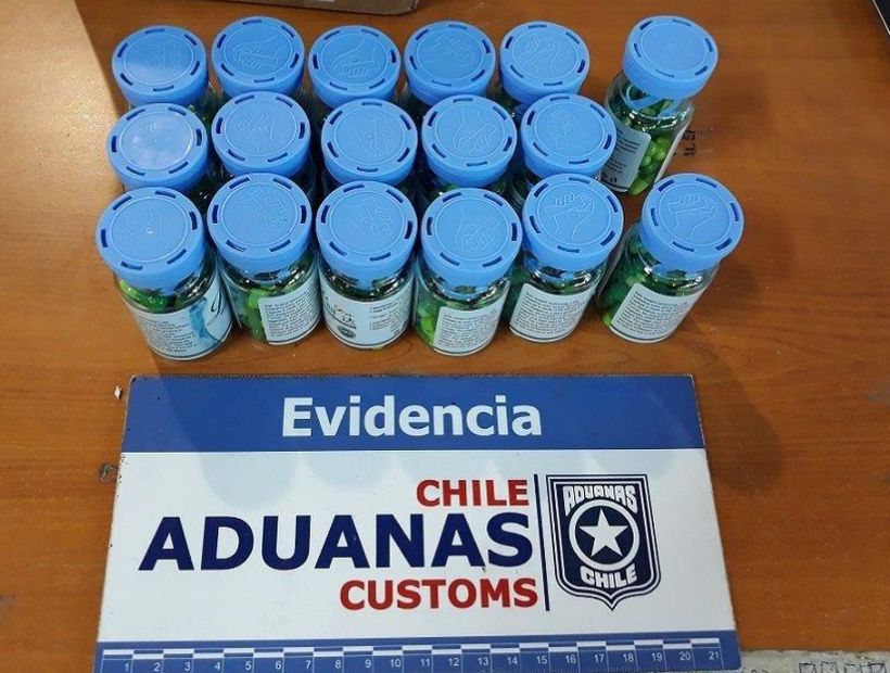 Aduana incautó casi dos mil pastillas de sibutramina provenientes de Asia