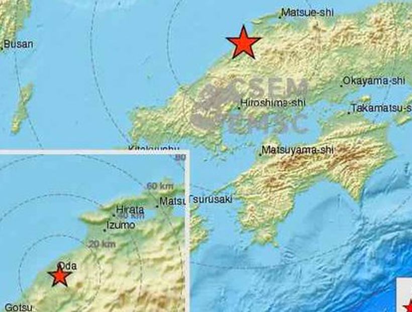 Terremoto de 6,1 grados deja 4 heridos y daños materiales en oeste de Japón