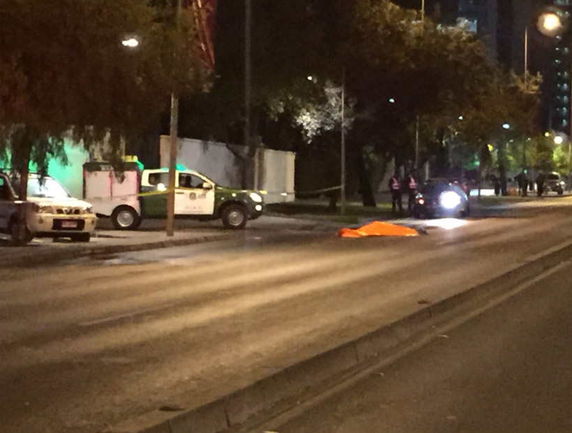 Conductor se fugó tras matar a un hombre en Las Condes