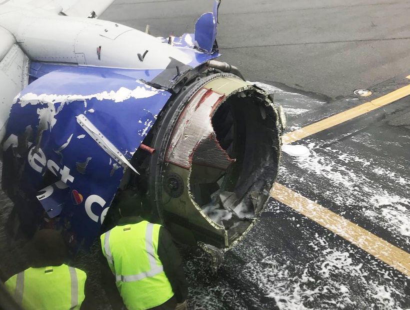 Un muerto dejó el aterrizaje de emergencia de un avión en Filadelfia