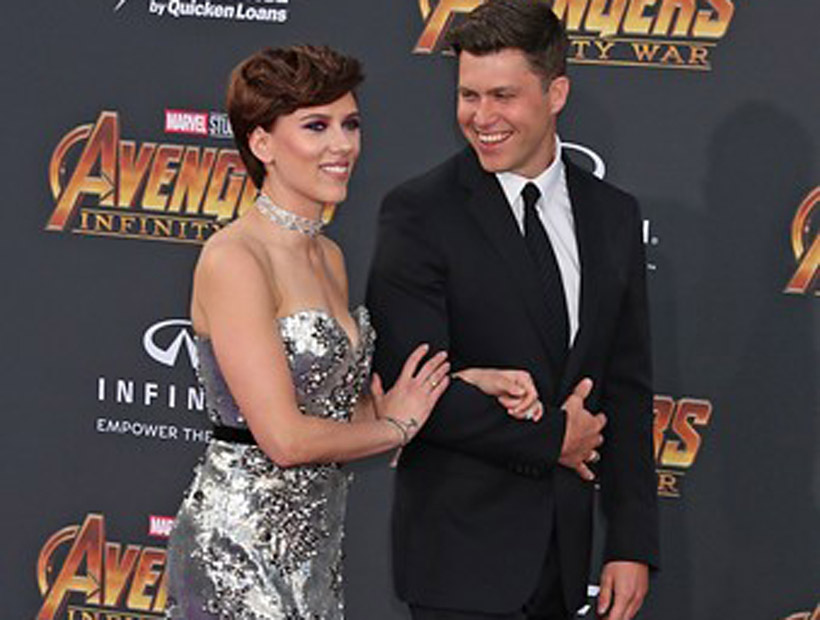 Scarlett Johansson y Colin Jost debutaron como pareja