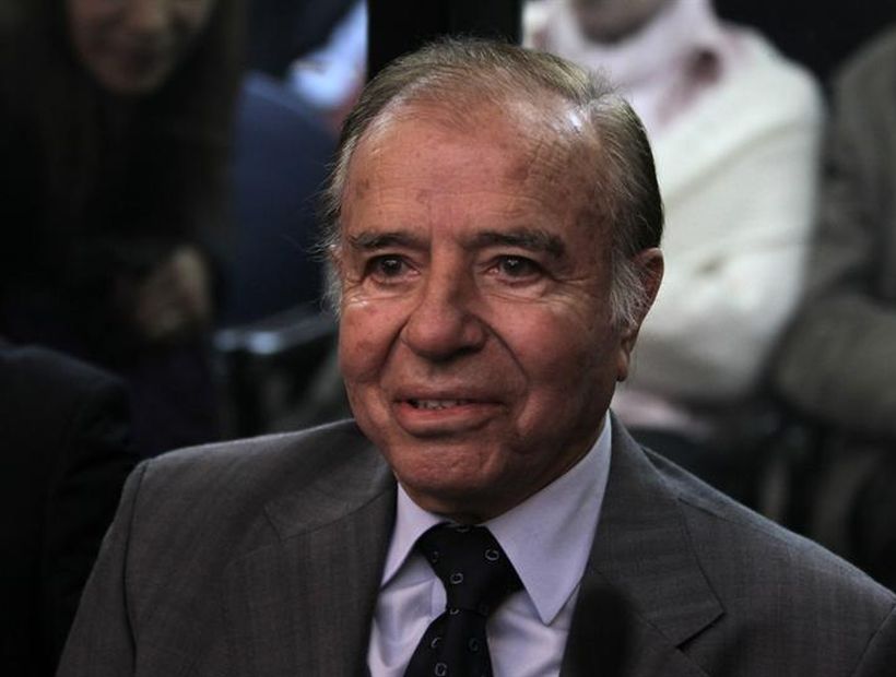Carlos Menem culpó a Cecilia Bolocco del distanciamiento con su hijo Máximo