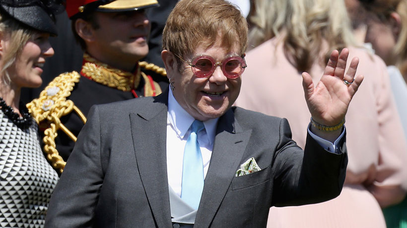 Elton John actuó en la recepción privada en el Castillo de Windsor por el matrimonio real