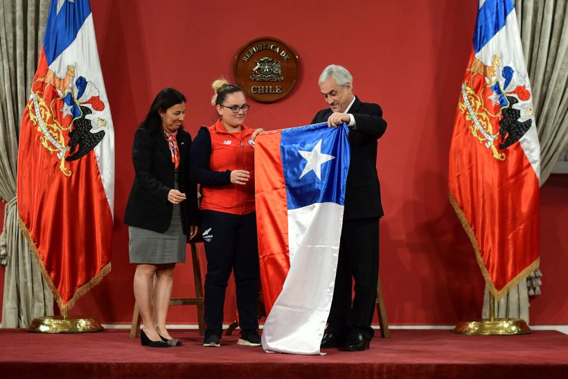Presidente Piñera despidió a la delegación chilena que estará en los Juegos Odesur