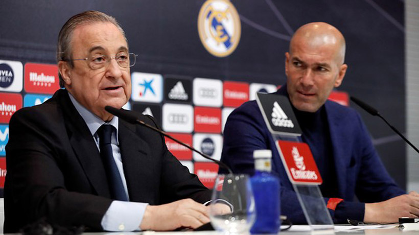 Zinedine Zidane renunció como director técnico del Real Madrid