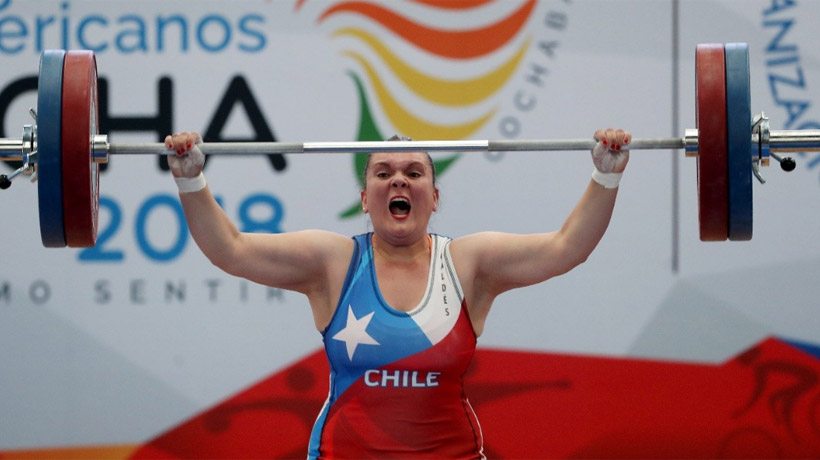 María Fernanda Valdés ganó oro en levantamiento de pesas en los Odesur
