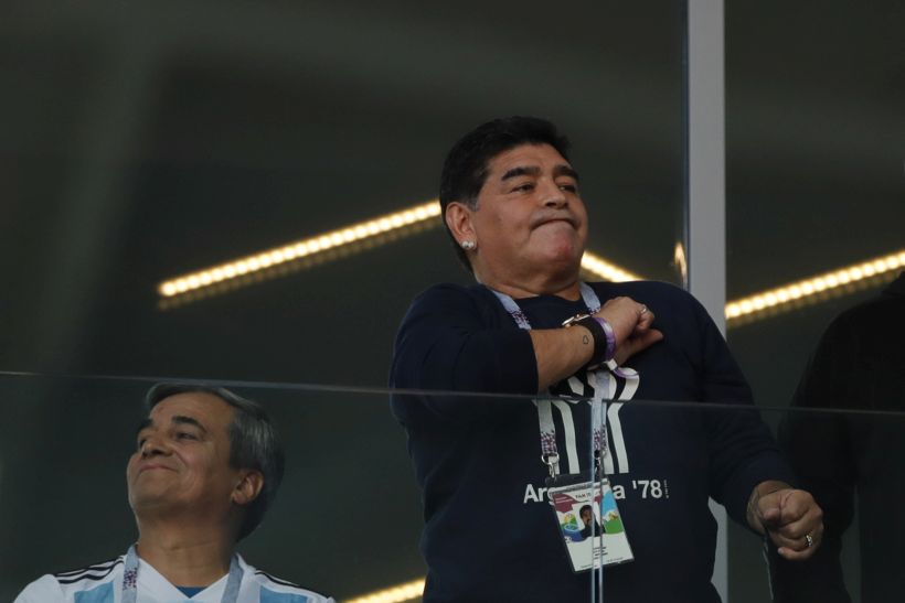 El emotivo mensaje de Maradona tras amargo debut de Argentina en Rusia 2018