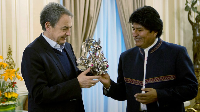 Rodríguez Zapatero se reunió con Evo Morales y dijo que 