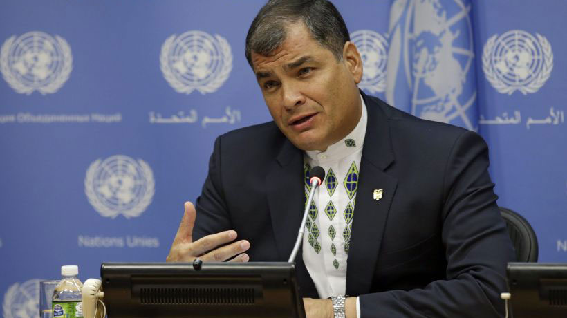 Fiscalía de Ecuador pidió prisión preventiva contra el ex presidente de ese país Rafael Correa