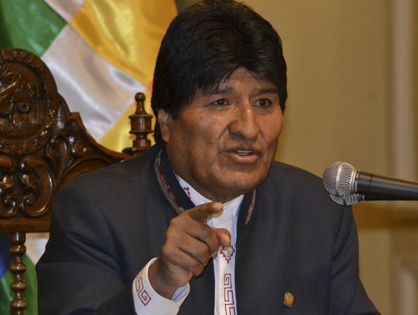 Evo Morales fue ingresado a una clínica en La Paz