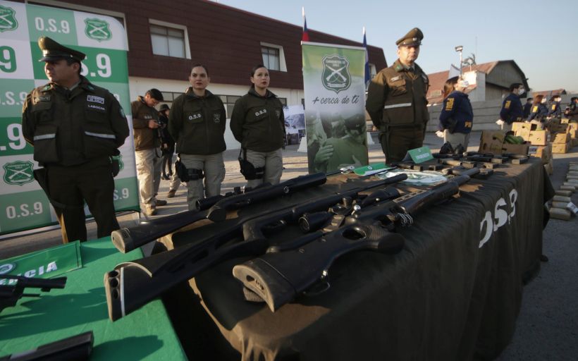 Carabineros y Fiscalia destruyen 2.500 armas incautadas