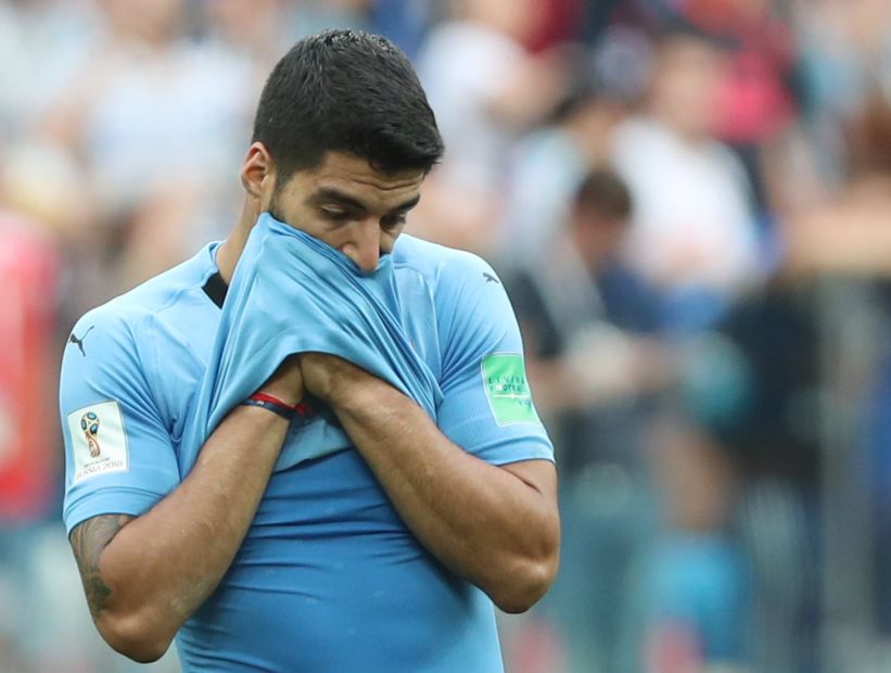 Luis Suárez y la eliminación de Uruguay: 