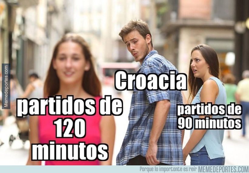 Los memes que dejó la clasificación de Croacia a la final del Mundial