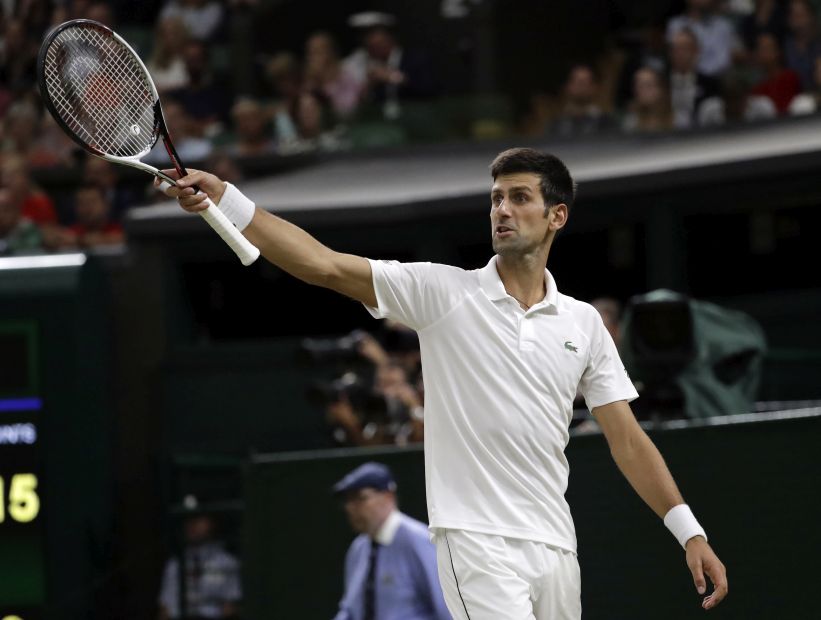 Novak Djokovic se queda a un set de su quinta final en Wimbledon