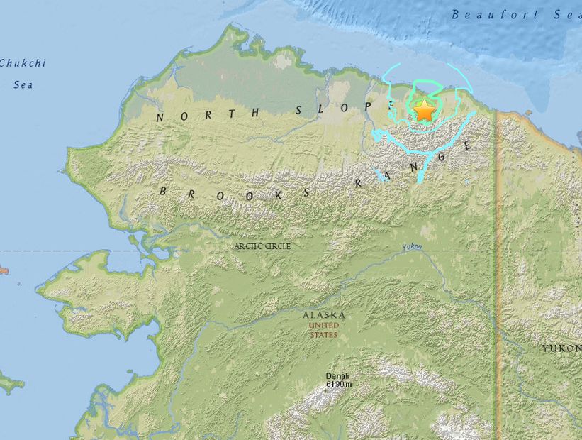 Terremoto 6,5° Richter sacudió a Alaska
