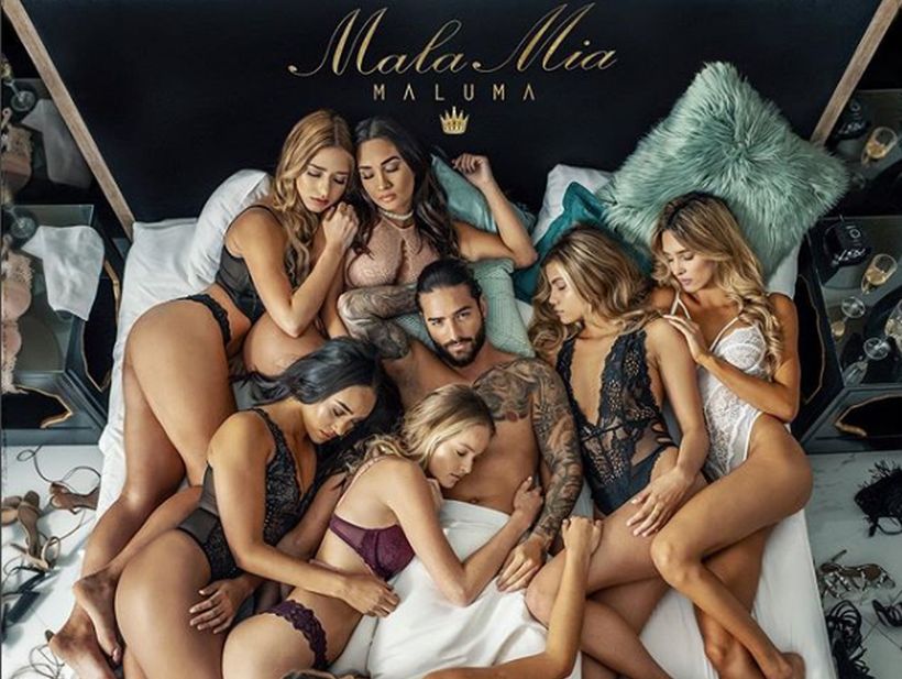 Maluma arrasó en Internet con los errores de Photoshop de su último single