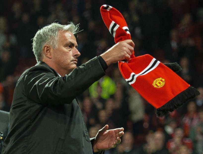 El enojo de Mourinho tras la derrota del United: 