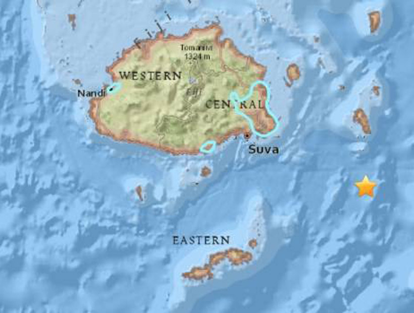 Terremoto de 7,8 se registró en islas Fiji: Shoa descartó tsunami en las costas chilenas
