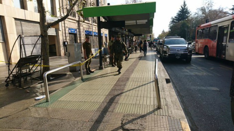 Gope trabaja en cercanías de metro Los Héroes por aviso de bomba
