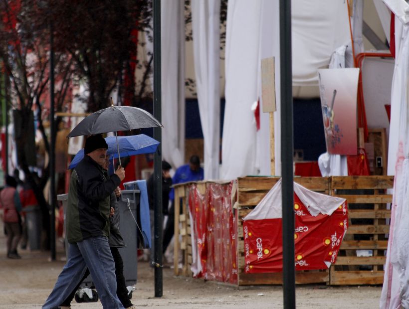 Onemi declaró la alerta temprana para la región Metropolitana por lluvias