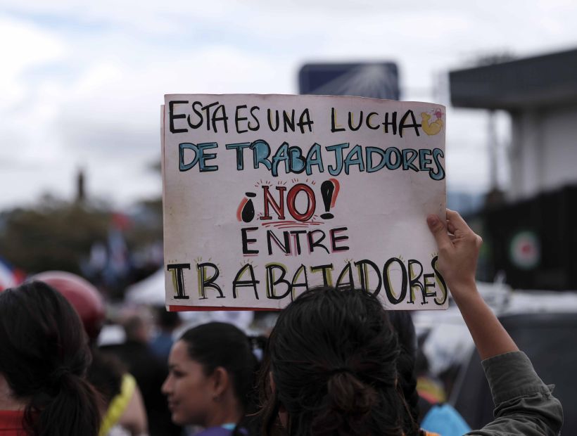 Costa Rica paralizada con la mayor huelga en casi dos décadas