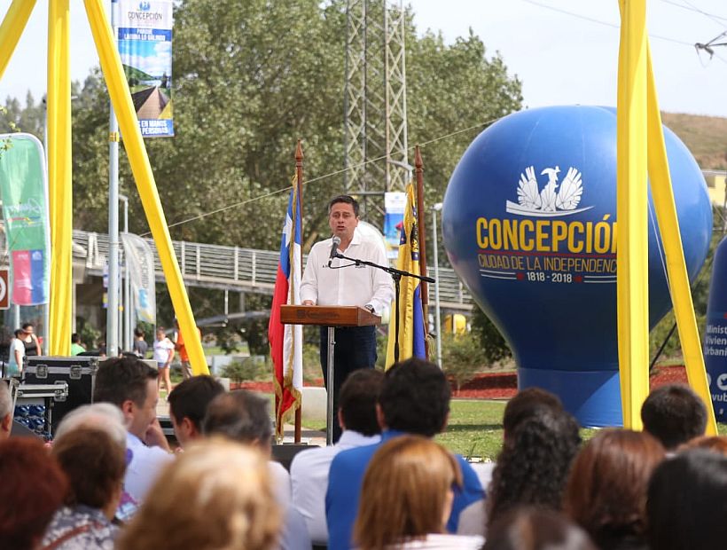 Inauguraron el nuevo Parque de la Laguna Lo Galindo en Concepción