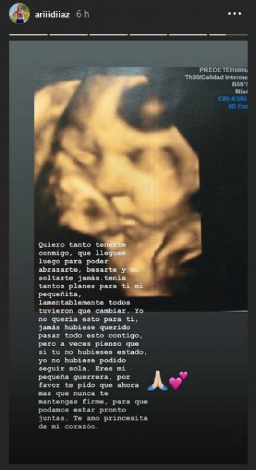 Polola de "Cangri" dedicó un emotivo mensaje a su hija: "Tenía tantos planes para ti"