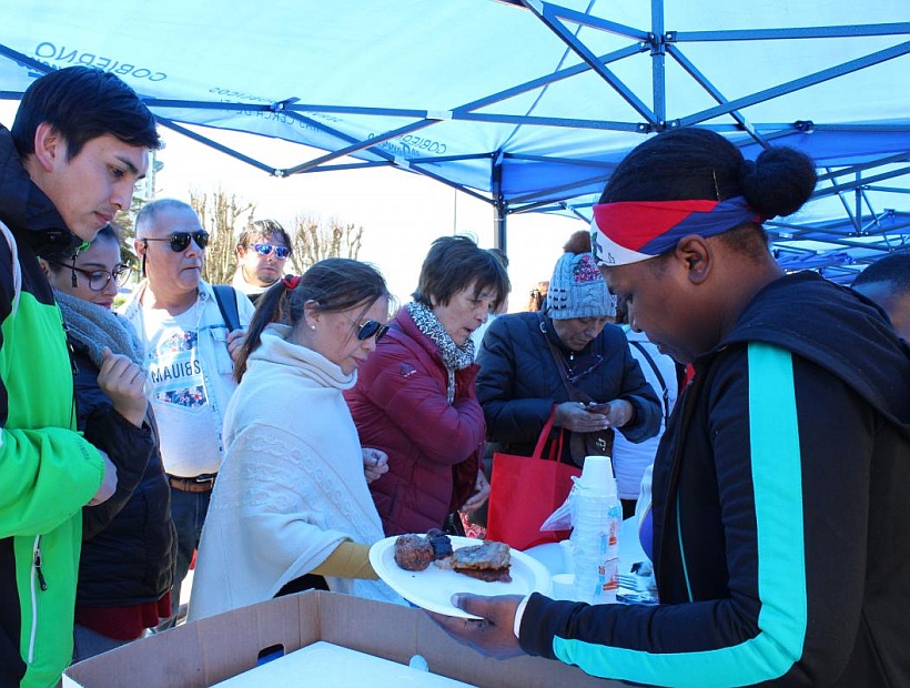 Puertomontinos disfrutaron con la Feria de Migrantes