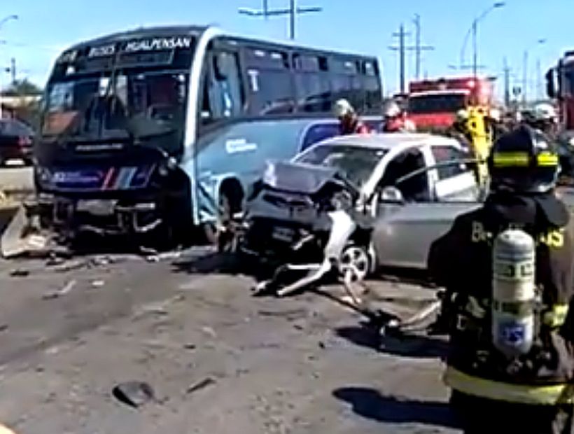 El Choque De Un Auto Con Una Micro Dej Un Fallecido Y Tres Lesionados