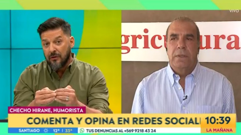 El tenso momento que protagonizaron Rafa Cavada y Checho Hirane El tenso momento que protagonizaron Rafa Cavada y Checho Hirane