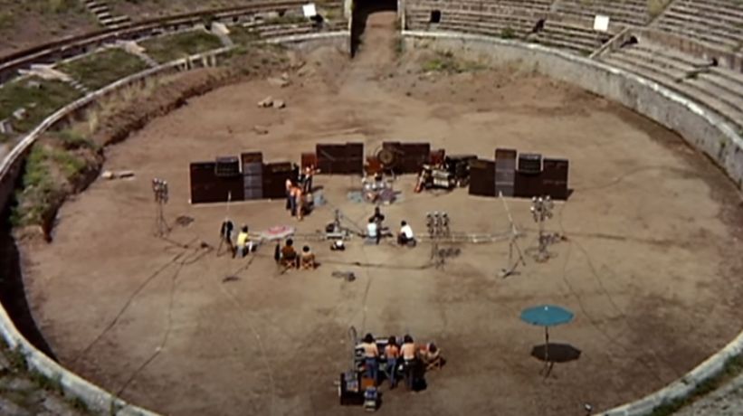 Pink Floyd liberó en You Tube su legendario concierto en Pompeya