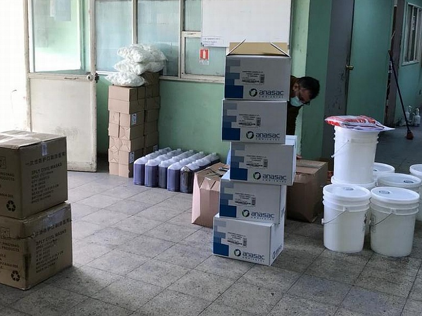 Distribuyen insumos de higiene y protección para Gendarmería en Los Lagos