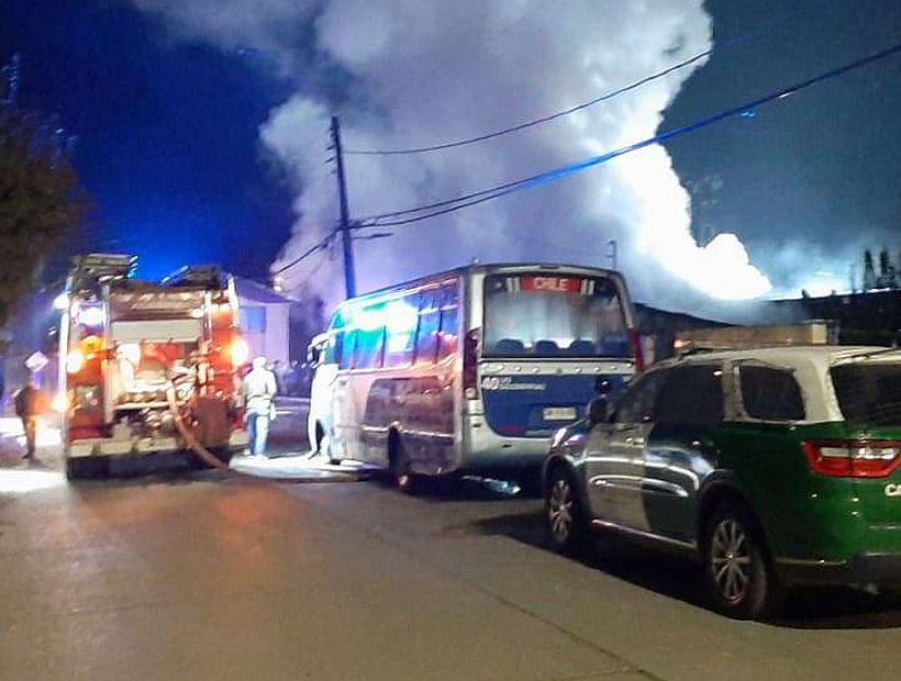 Un Incendio Destruyó Por Completo Una Vivienda En Concepción 0684