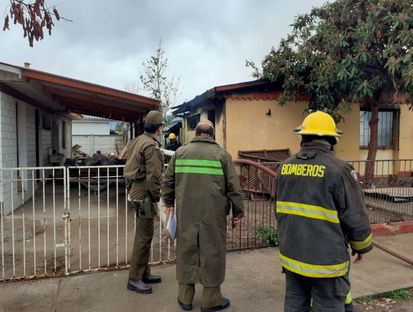 Incendio Estructural Afect A Dos Viviendas En Limache