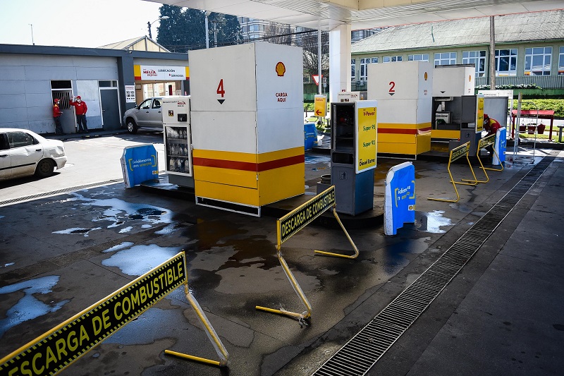 Más del 80% de los servicentros de La Araucanía está sin bencina