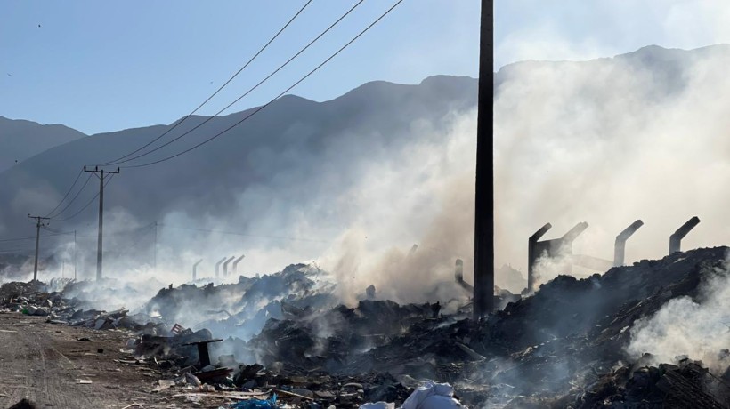 Gran quema de basura se produjo en el sector del exvertedero La Chimba ...