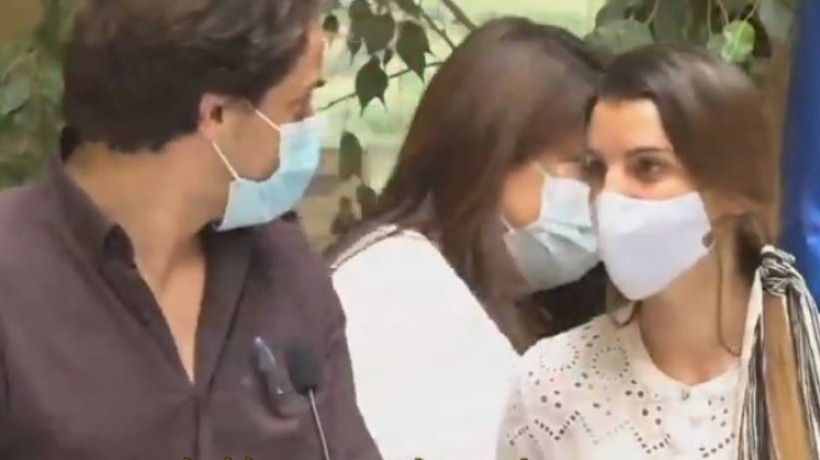 [VIDEO] Gonzalo Winter y Maite Orsini protagonizan comentado registro por micrófono abierto