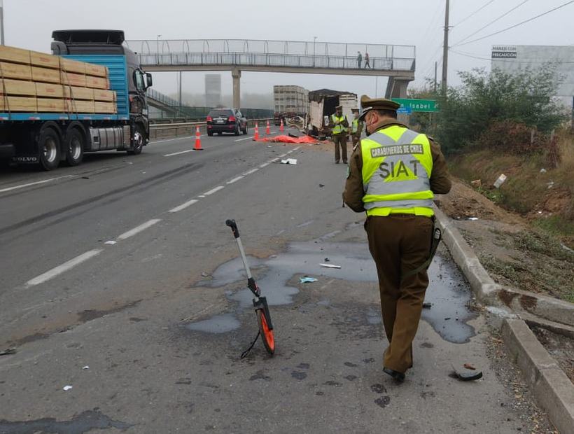 Fiscalía investiga accidente que dejó dos fallecidos en ruta San Carlos- Chillán