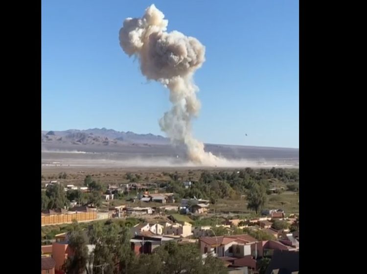 [VIDEO] Enaex reportó dos lesionados tras gran explosión en planta Río Loa de Calama