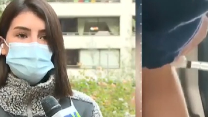 [VIDEO] Habló joven que denunció haber sido falsamente vacunada: "Lo más probable es que sea un error, porque cuál es el sentido"