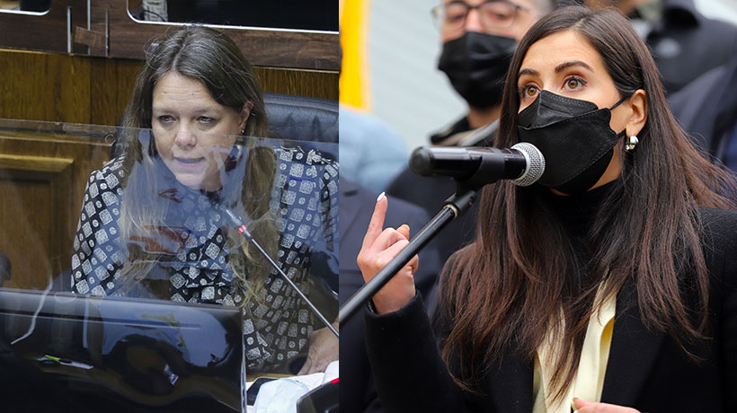 Acusan a senadora Ena Von Baer de "copiar" campaña de Macarena Ripamonti