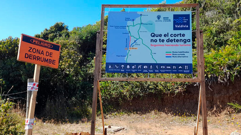 Instalan gigantografías en la costa para apoyar el comercio local