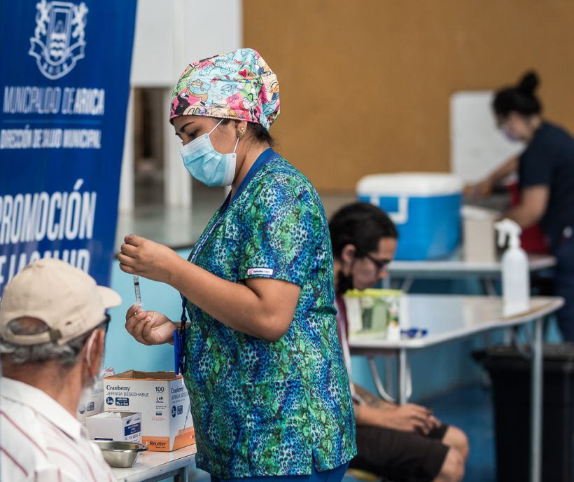 DISAM de Arica llama a vacunación por bajas cifras en dosis de refuerzo DISAM de Arica llama a vacunación por bajas cifras en dosis de refuerzo
