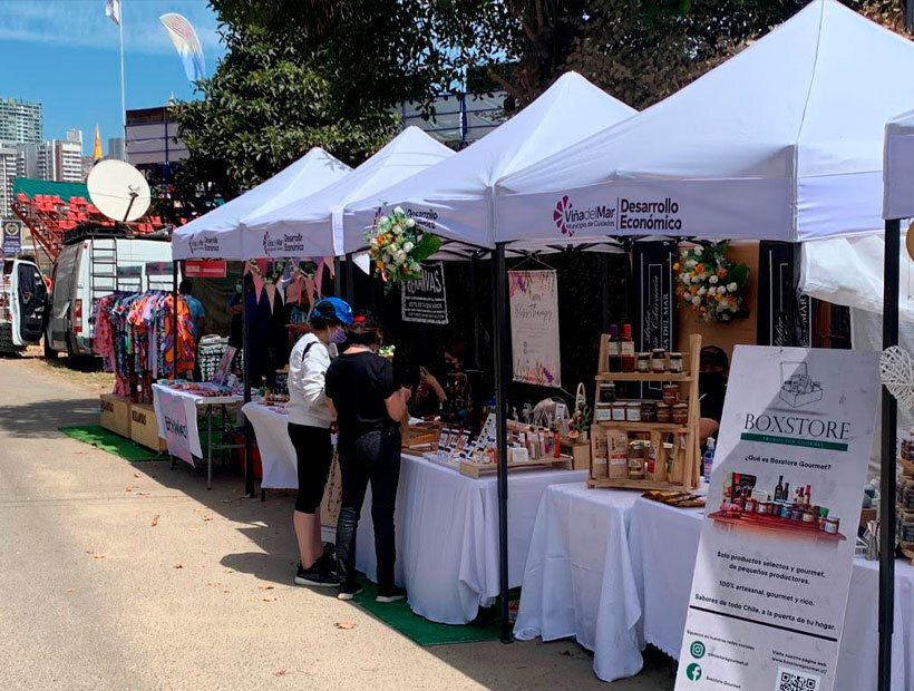Puestos para emprendedores y punto de reciclaje se dispusieron en el marco de la Copa Davis