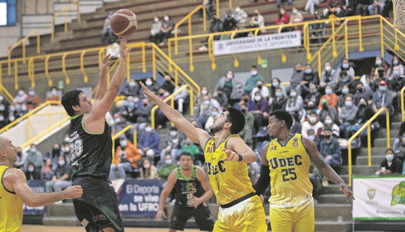 Básquetbol: AB Temuco cae 71-96 de local ante Universidad de Concepción