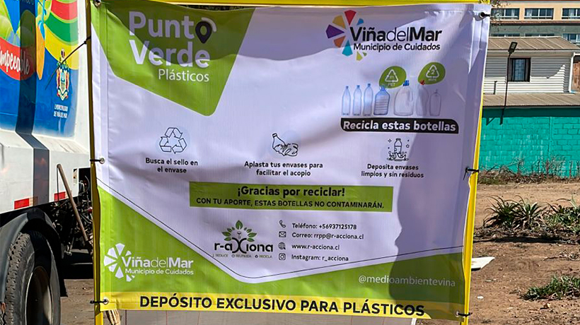 600 nuevos puntos verdes para reciclaje fueron instalados en Viña del Mar