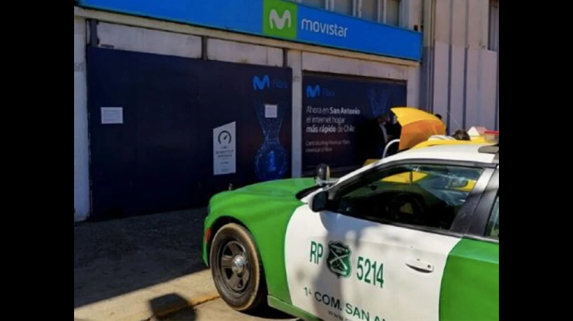 Individuos armados robaron más de 200 celulares de local Movistar en Valparaíso Individuos armados robaron más de 200 celulares de local Movistar en Valparaíso