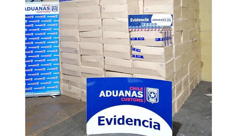 Aduanas de Osorno incautó más de 300 cajas de cigarrillos provenientes